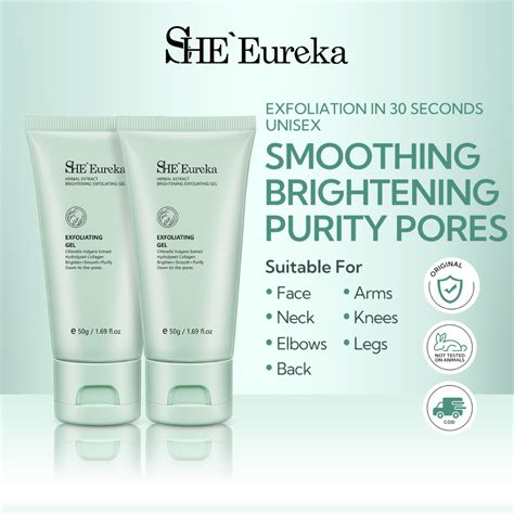 she eureka exfoliating gel.